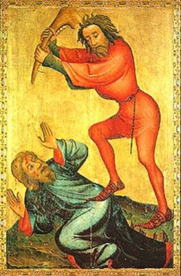 תמונת המזבח של גראבו: קין הורג את הבל