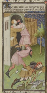 ספר השעות של רוהן (Latin 9471, f. 16v): רצח הבל